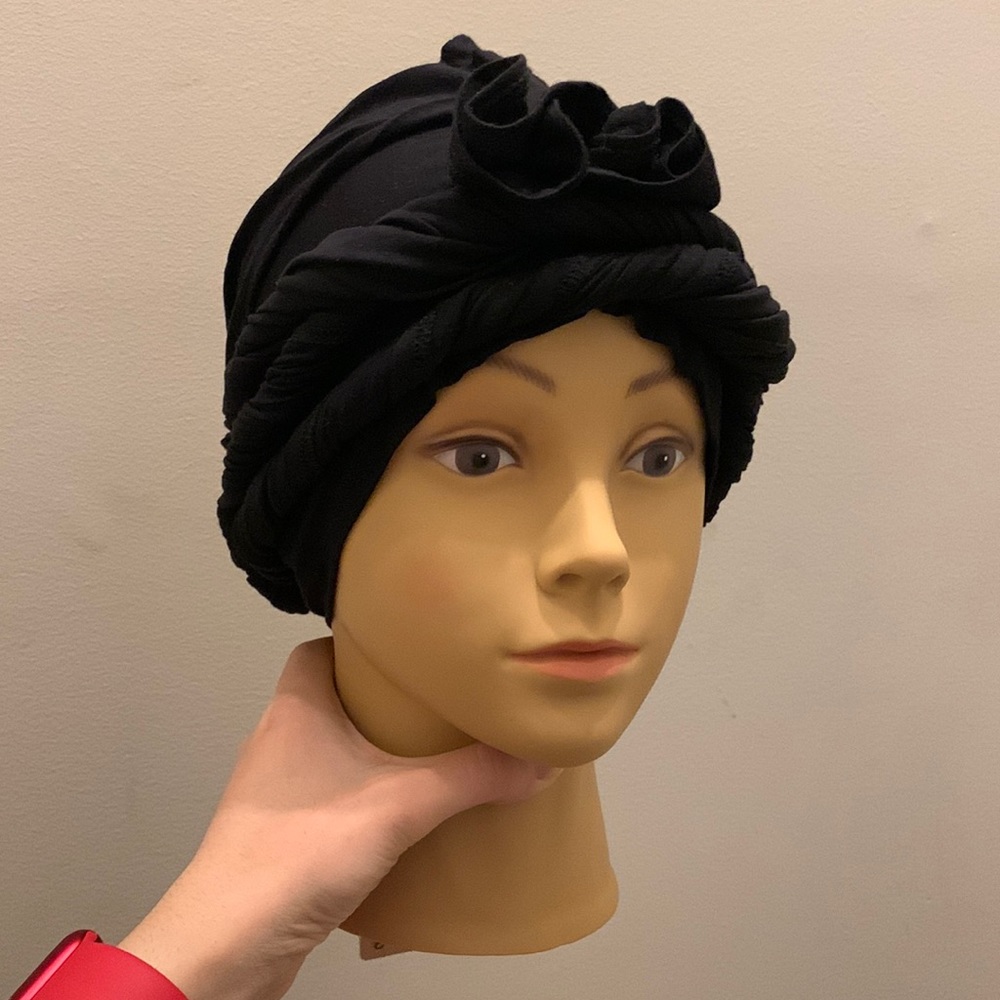 Black Jersey Turban / Hijab Undercap
